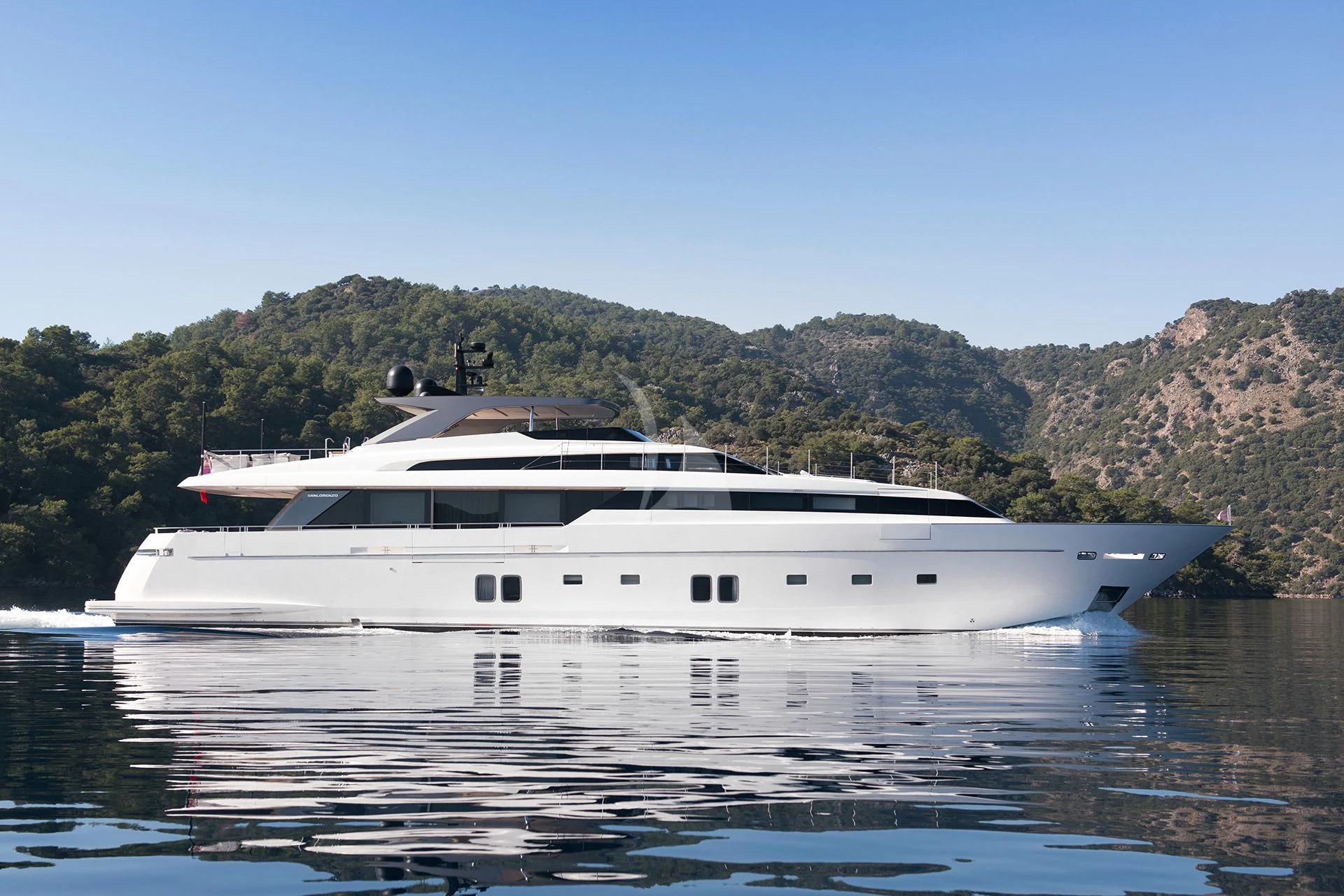a boat on the water aboard MORNING STAR Yacht for Charter