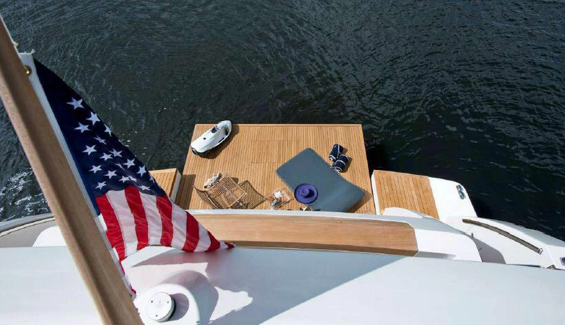 a boat on the water aboard MORNING STAR Yacht for Charter