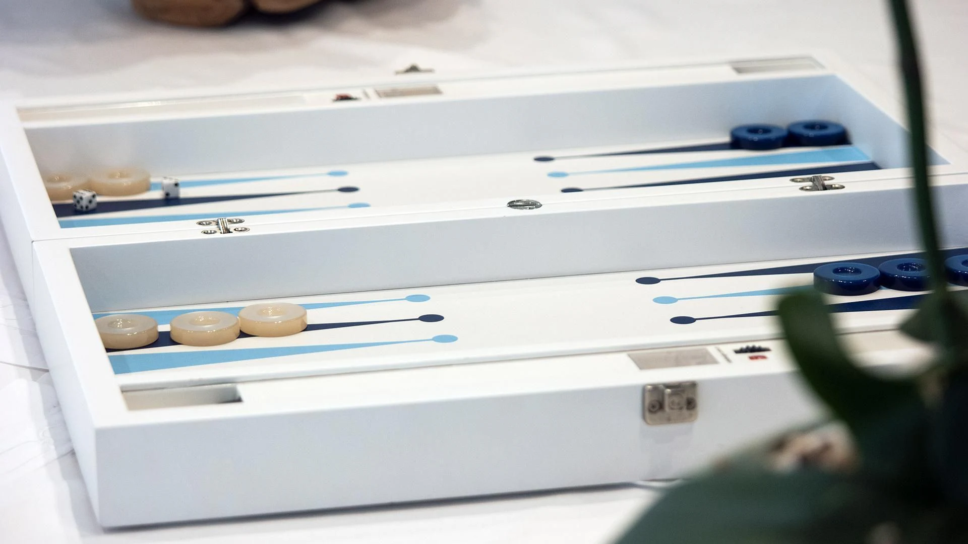 a white rectangular device with a few round objects on it aboard MORNING STAR Yacht for Charter