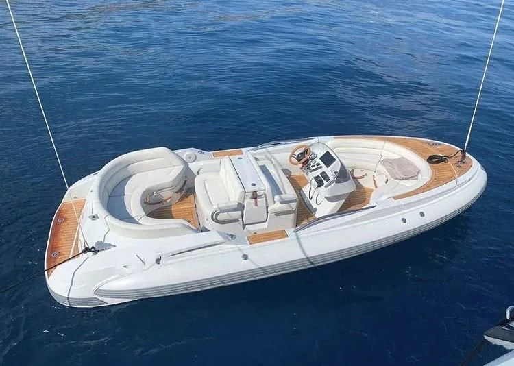 a boat on the water aboard GRANDE AMORE Yacht for Charter