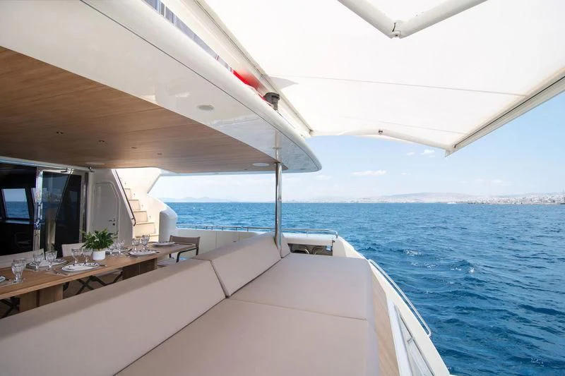 a boat on the water aboard WHISPER V Yacht for Sale