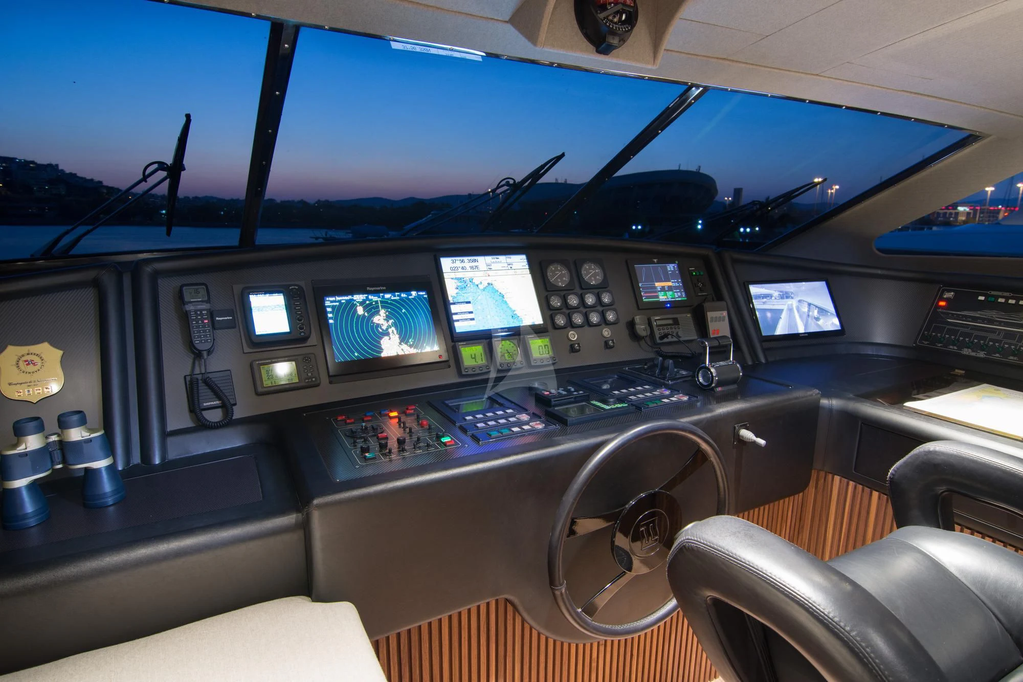 inside of a plane aboard WHISPER V Yacht for Sale