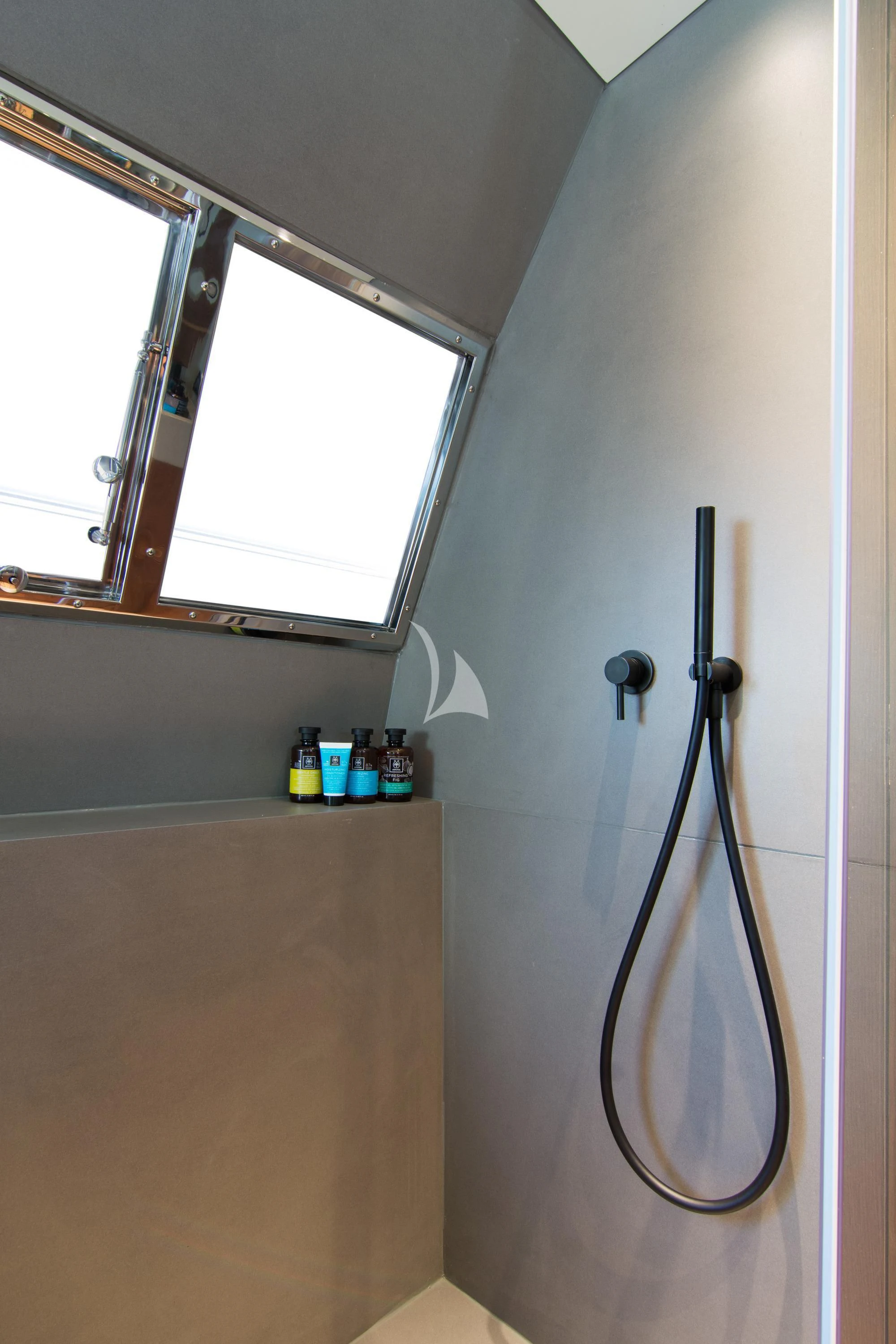 a wall with a vacuum aboard WHISPER V Yacht for Sale