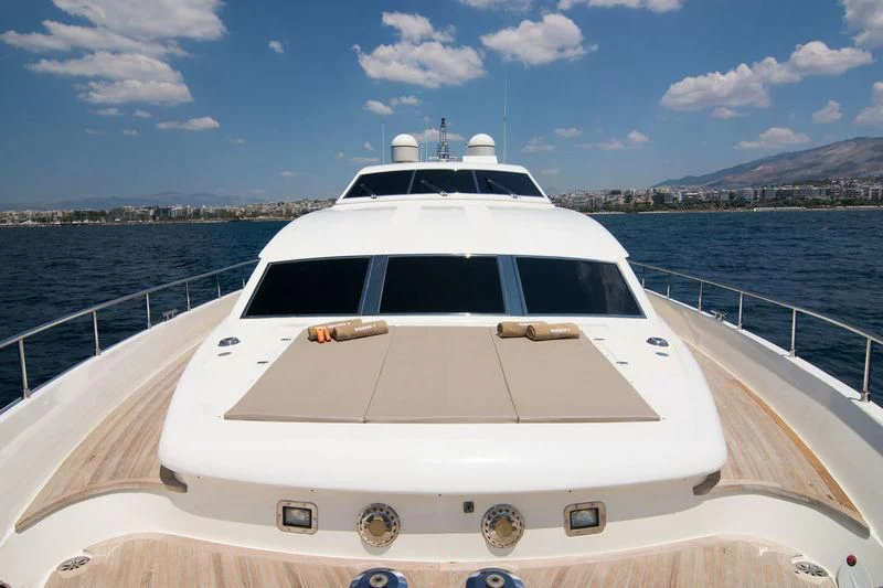 a boat on the water aboard WHISPER V Yacht for Sale