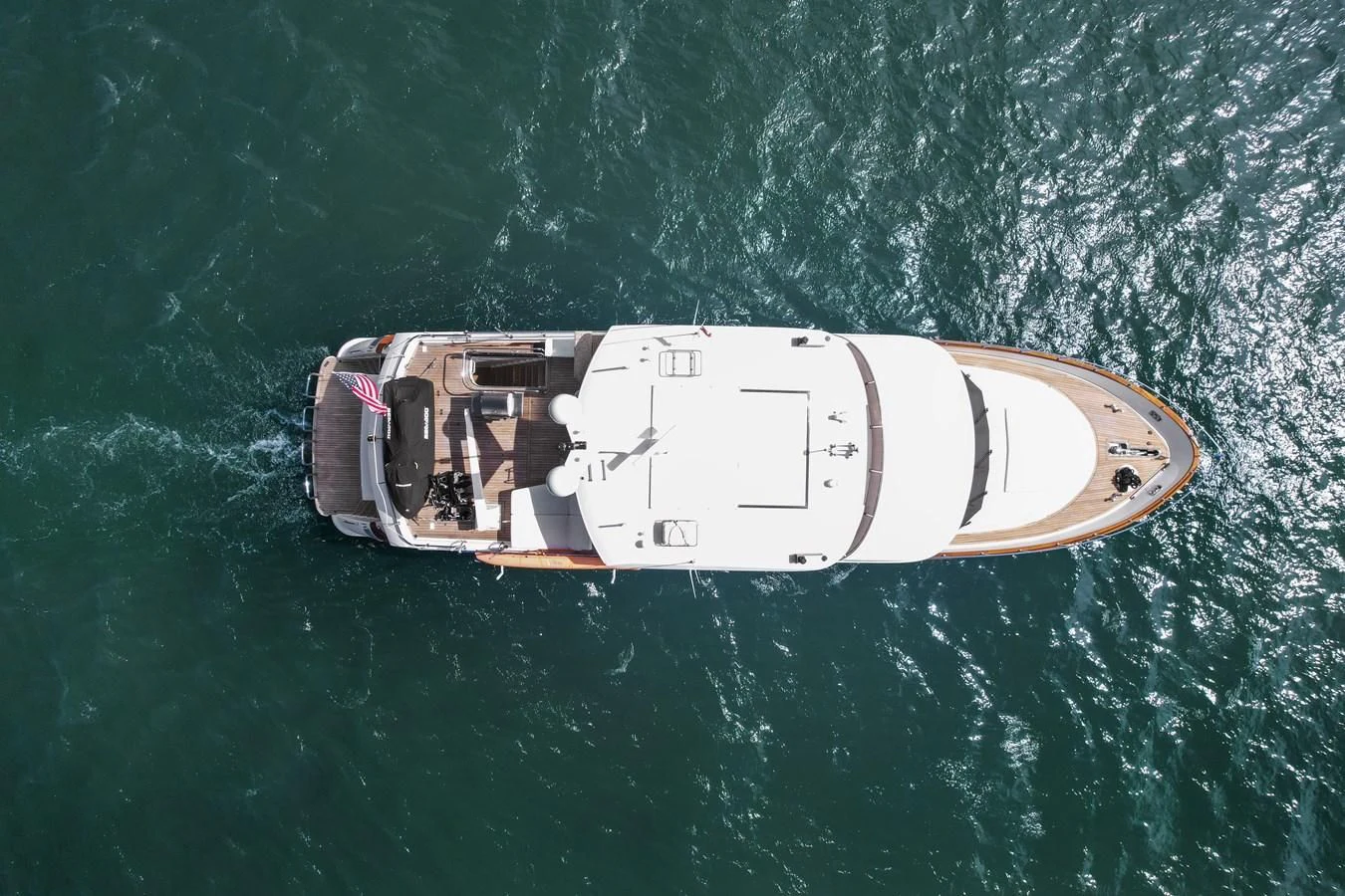 a metal object in the water aboard RELENTLESS Yacht for Sale
