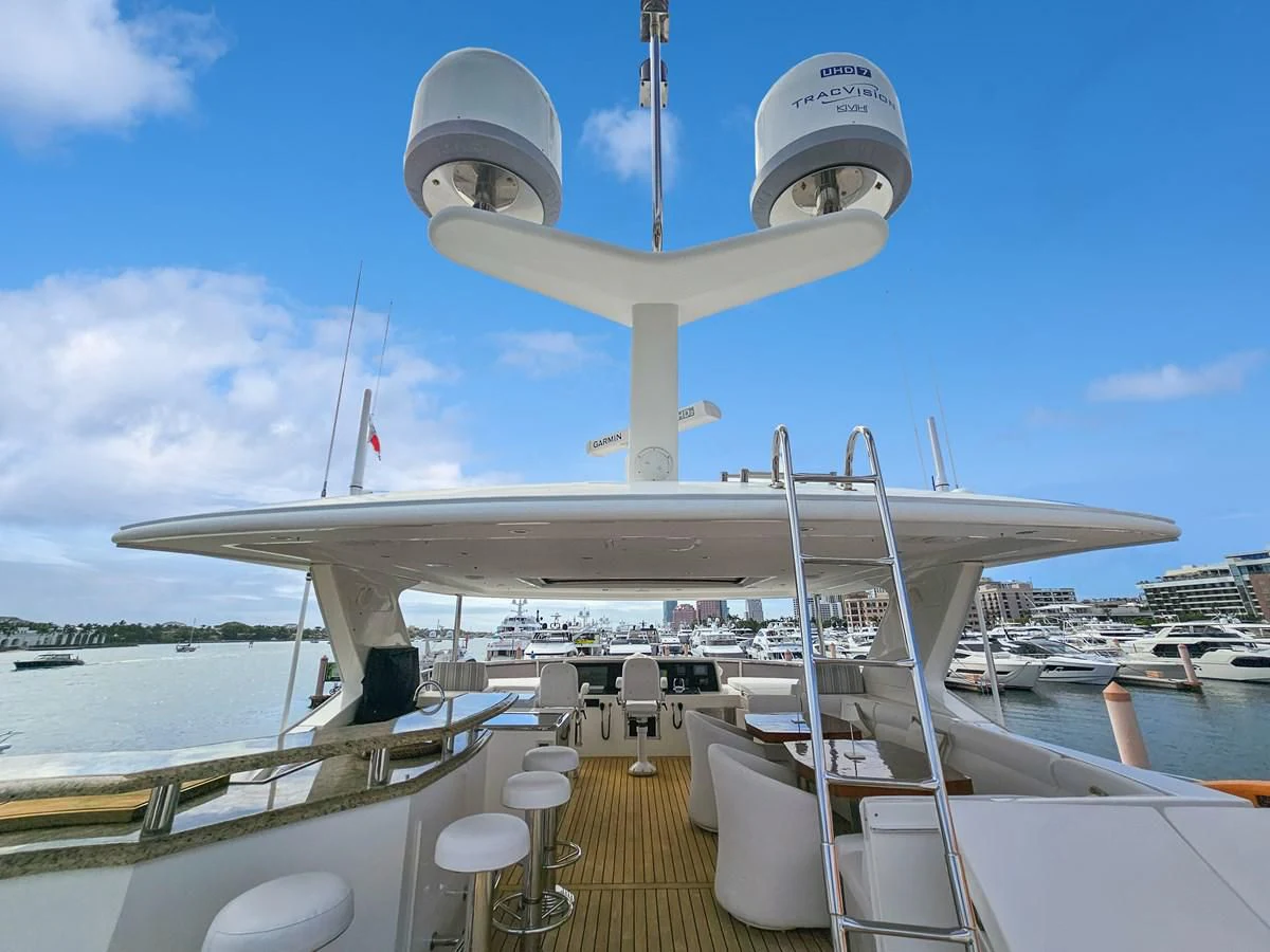 a boat on the water aboard RELENTLESS Yacht for Sale