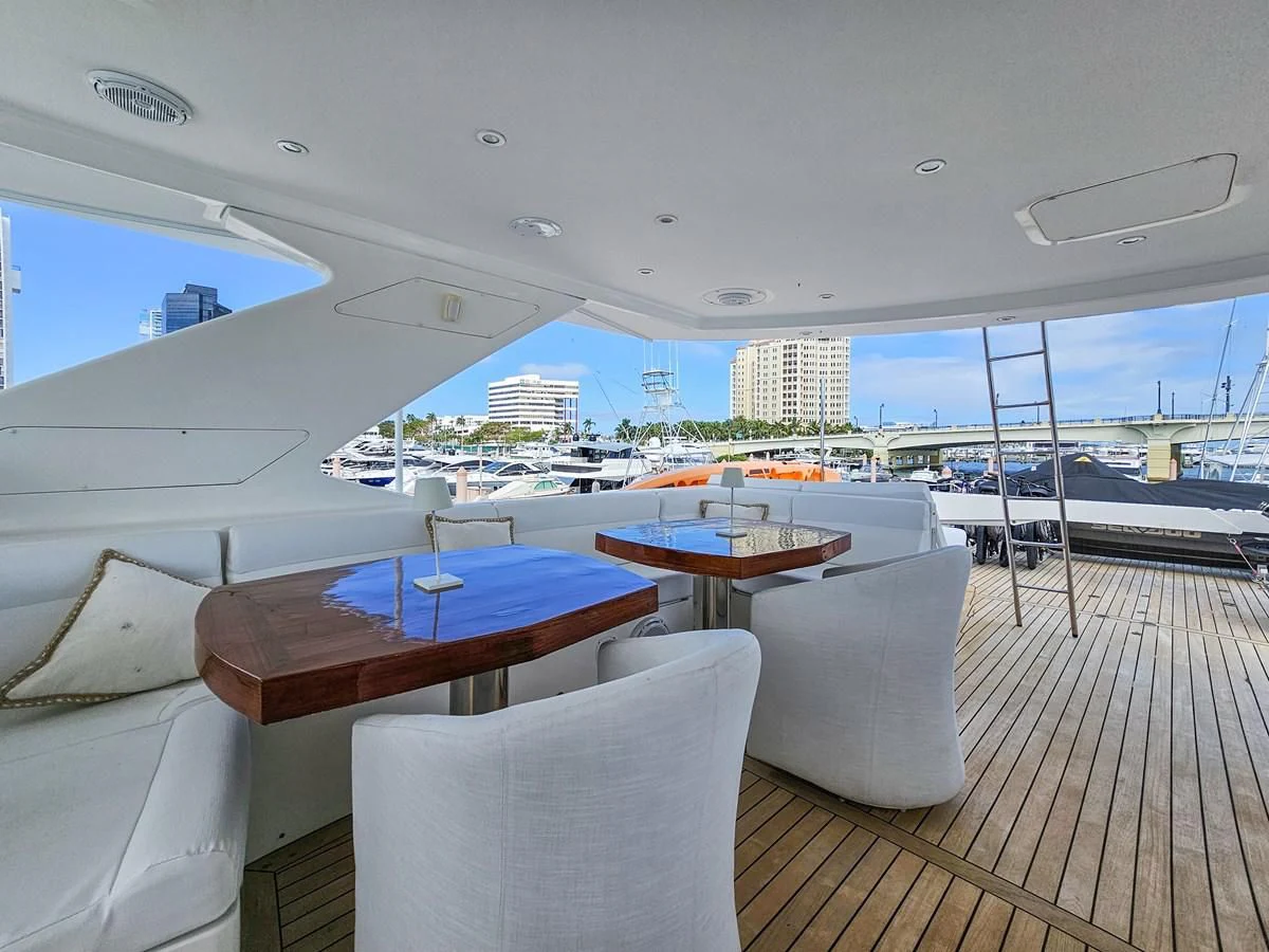 a boat on the water aboard RELENTLESS Yacht for Sale