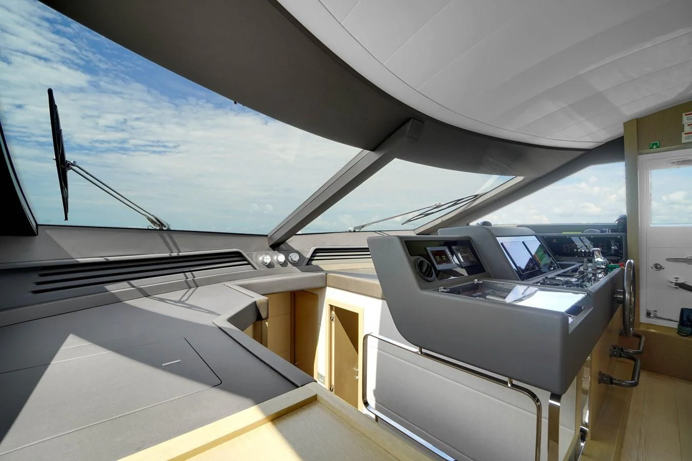 inside of a plane aboard G3 Yacht for Sale