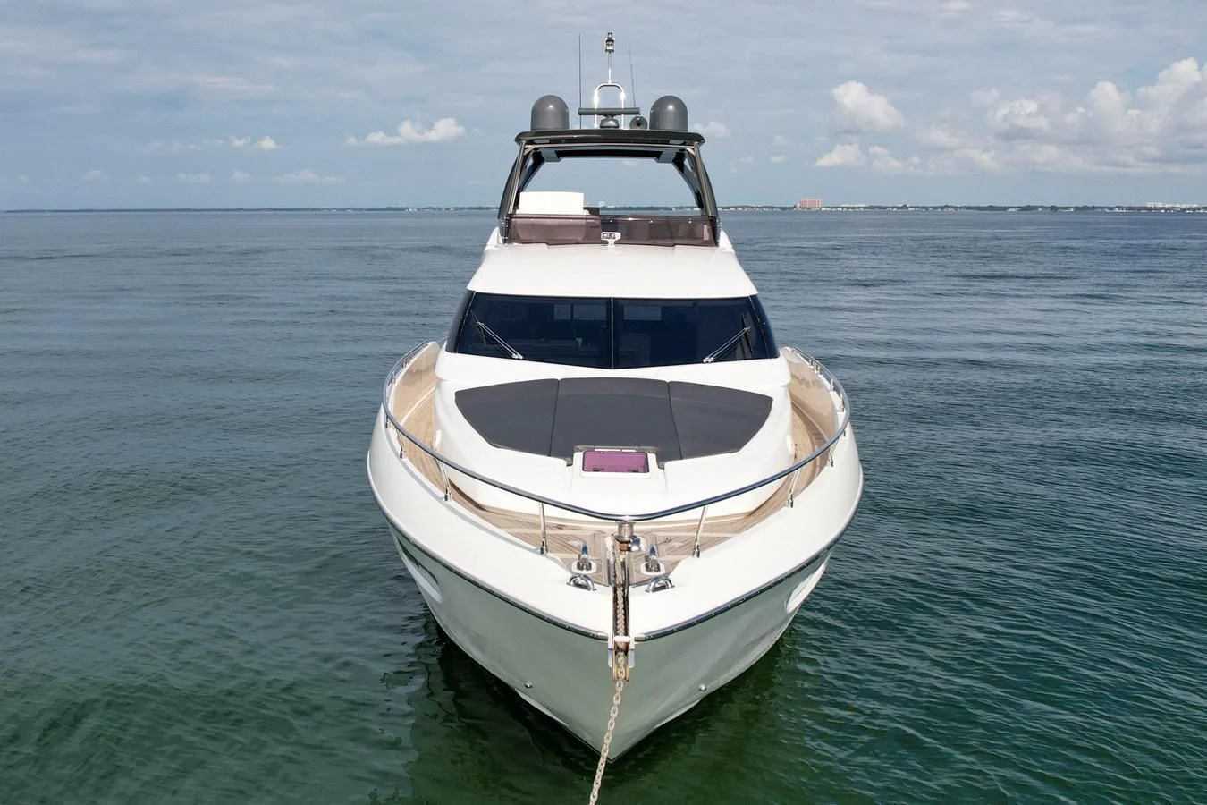 a white boat in the water aboard G3 Yacht for Sale