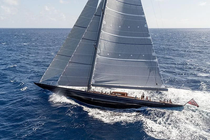 a boat on the water aboard RAINBOW Yacht for Sale