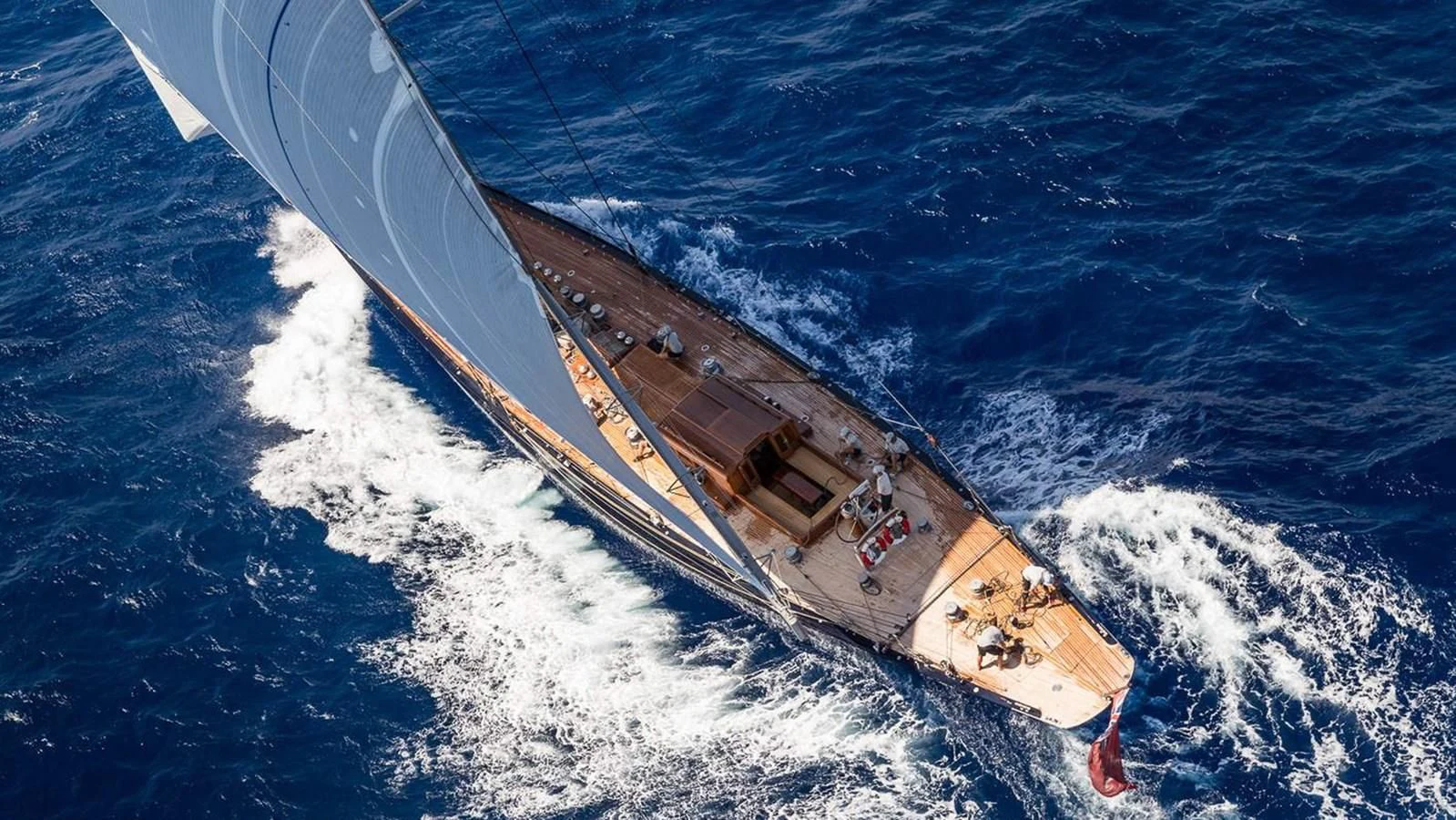 a ship in the water aboard RAINBOW Yacht for Sale