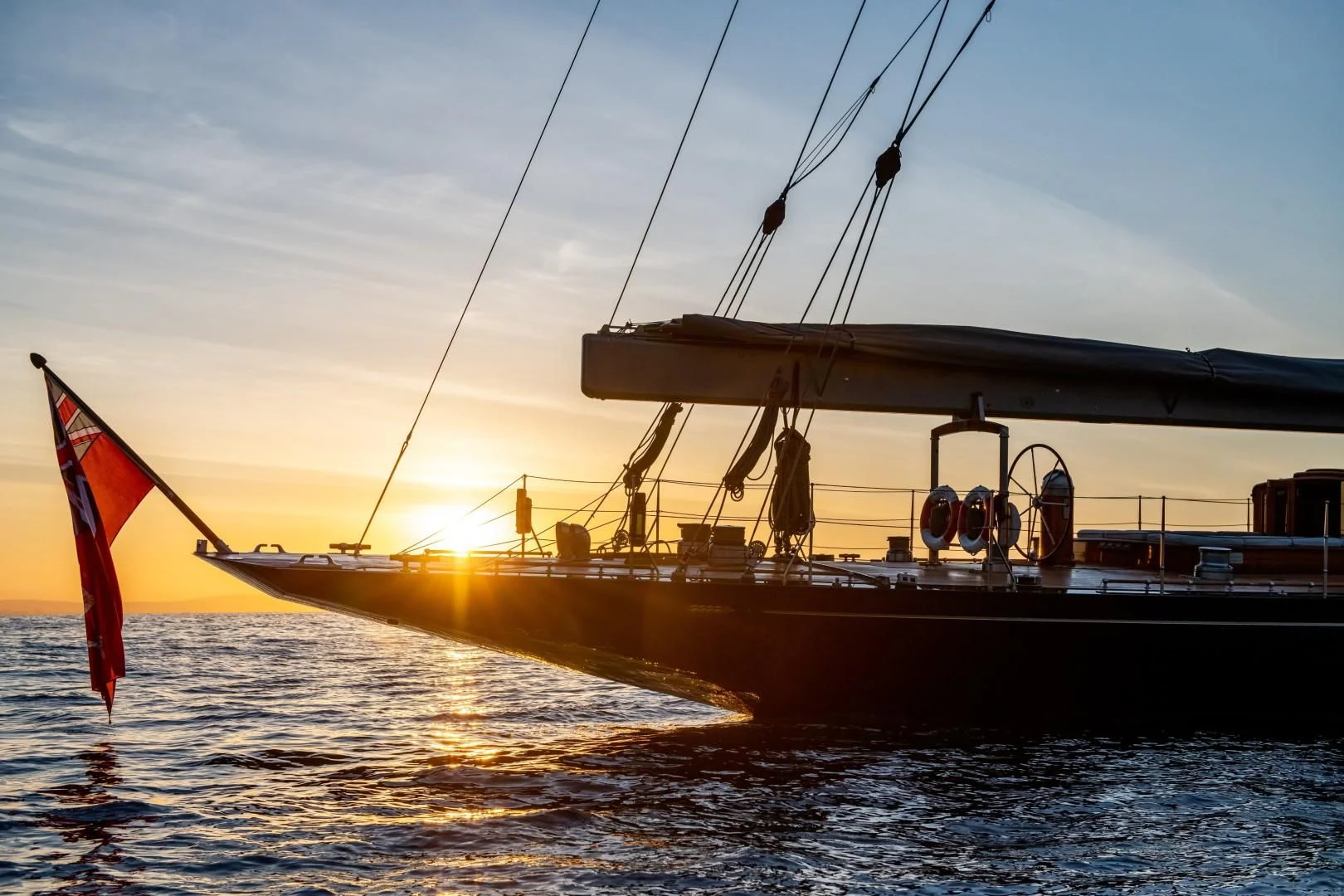a boat on the water aboard RAINBOW Yacht for Sale