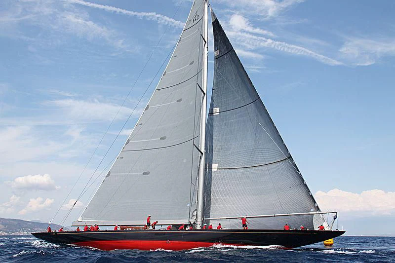 a boat sailing on the sea aboard RAINBOW Yacht for Sale