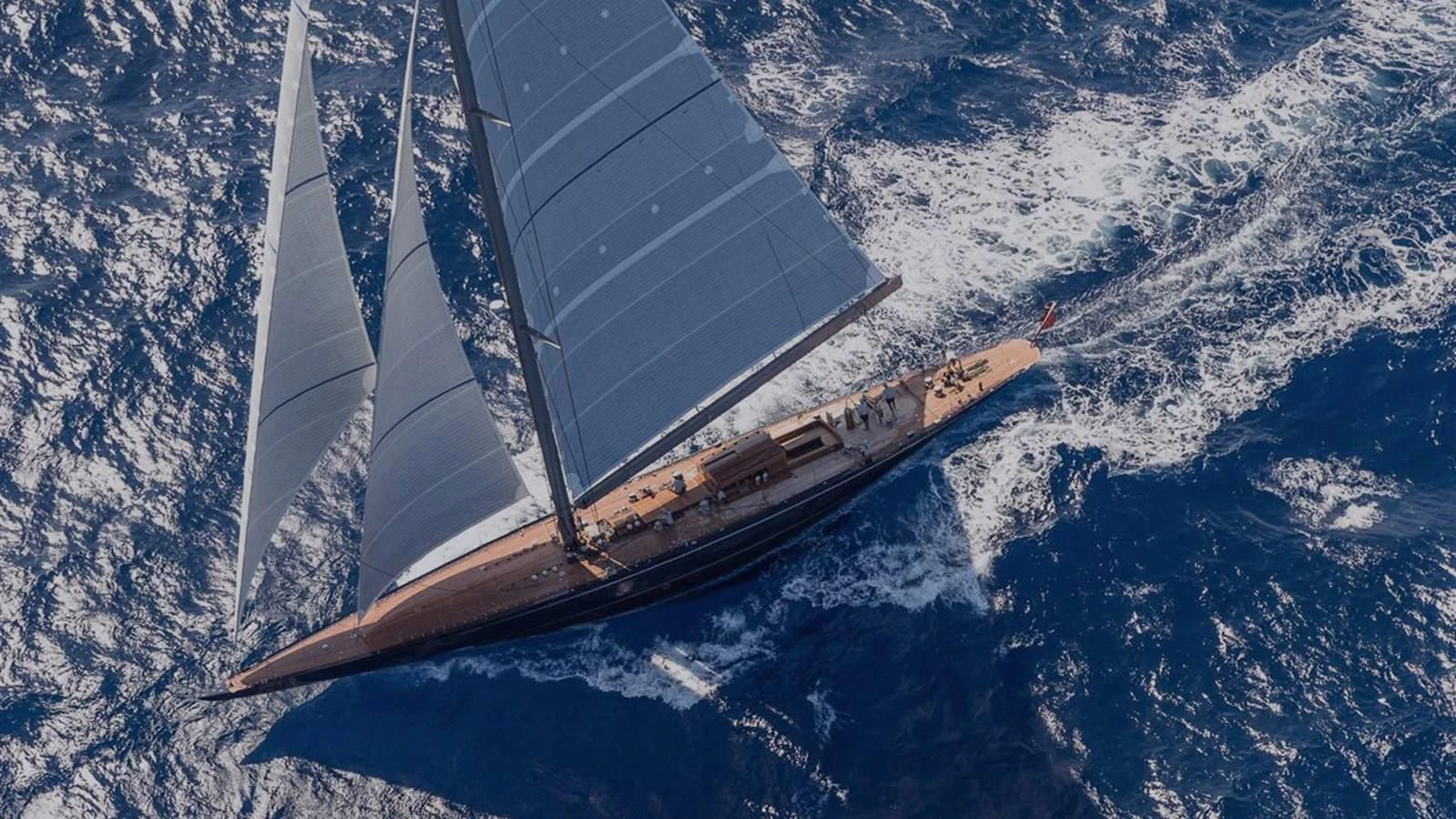 a satellite in space aboard RAINBOW Yacht for Sale