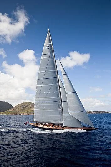 a sailboat on the water aboard RAINBOW Yacht for Sale
