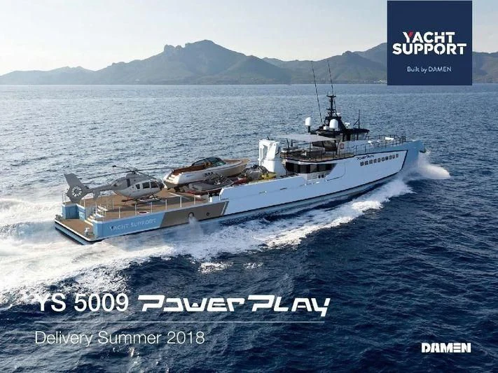 a ship in the water aboard POWER PLAY Yacht for Sale