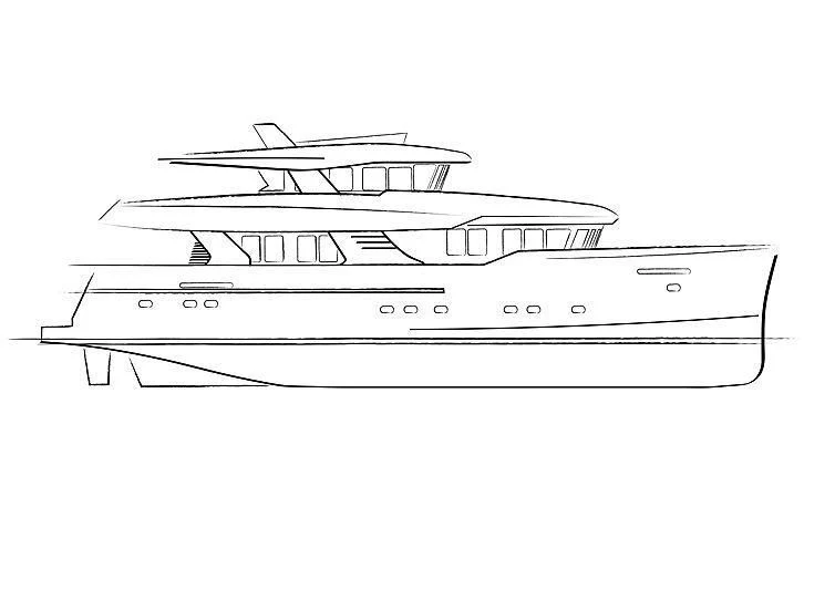 diagram aboard ARIZONA Yacht for Sale