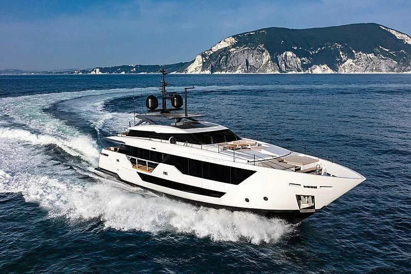 a boat on the water aboard RINO Yacht for Sale