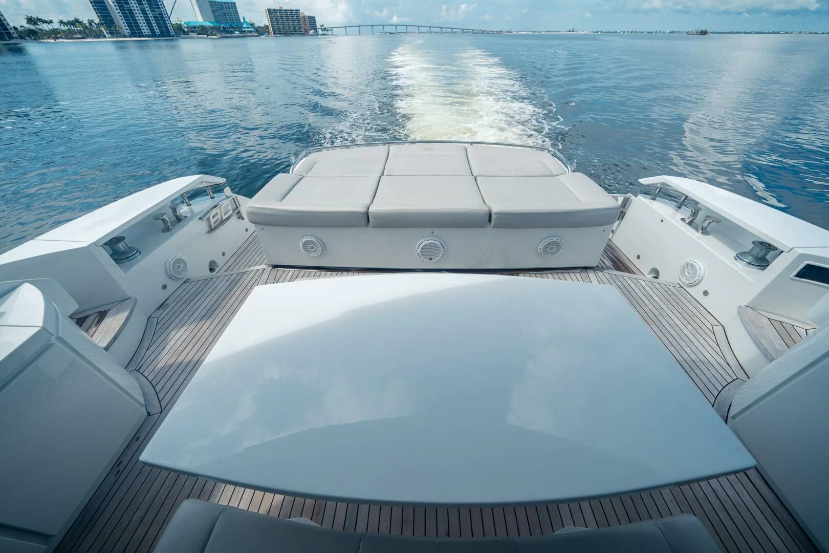 a boat on the water aboard HAWK Yacht for Charter