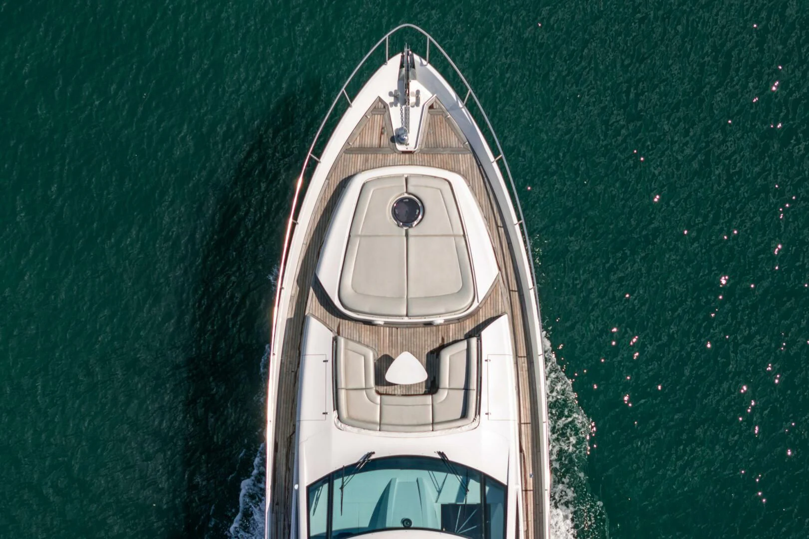 a white tower with a white circle on it aboard HAWK Yacht for Charter