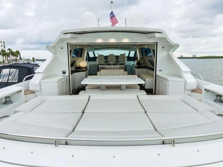 a boat on the water aboard HAWK Yacht for Charter