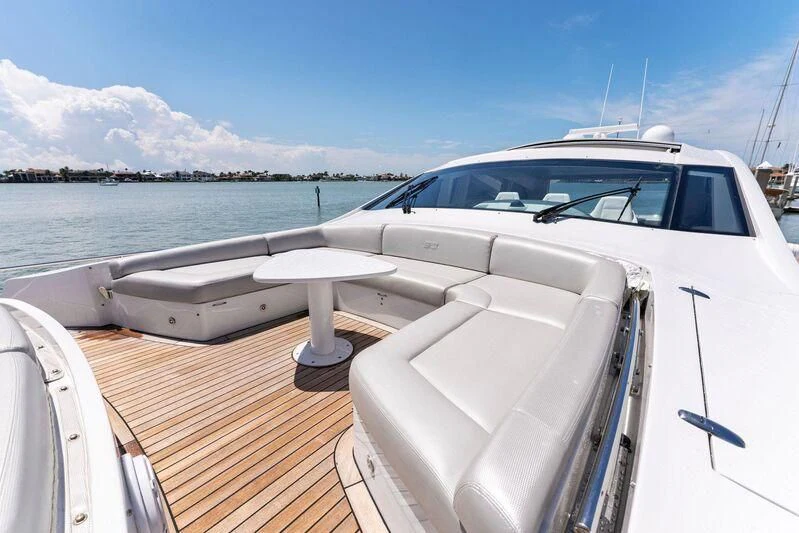 a boat on the water aboard HAWK Yacht for Charter
