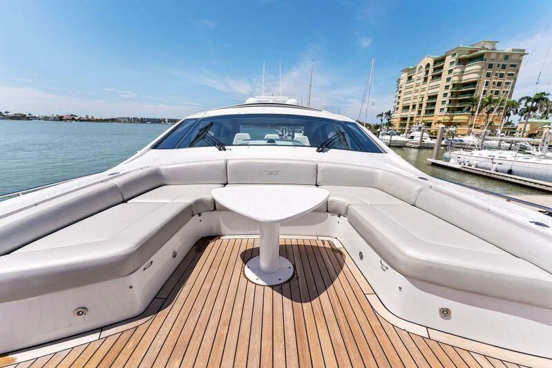 a boat on the water aboard HAWK Yacht for Charter