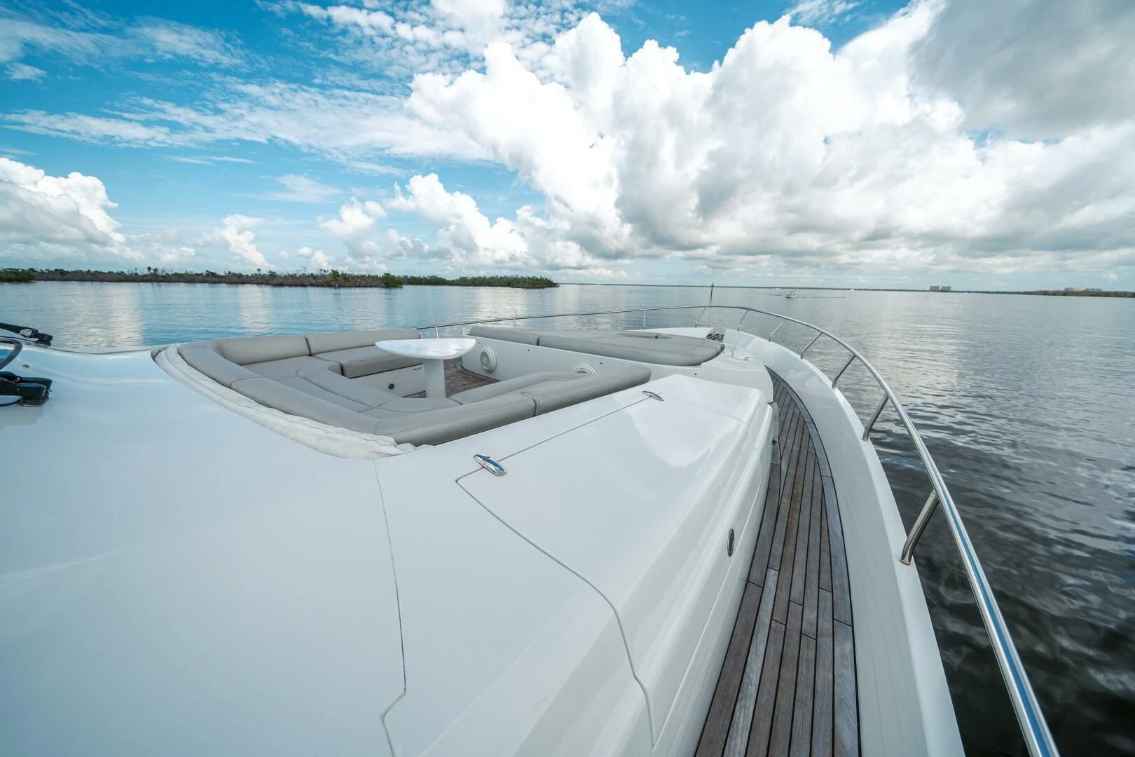 a boat on the water aboard HAWK Yacht for Charter