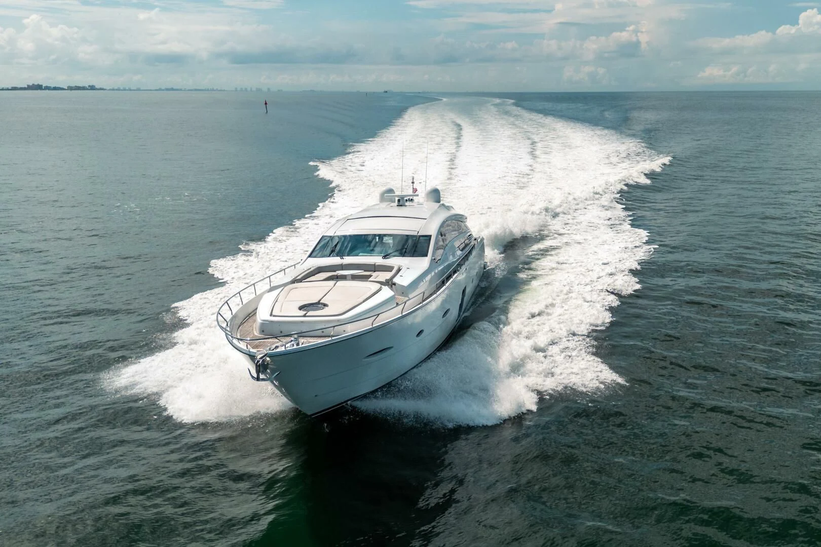 a boat on the water aboard HAWK Yacht for Charter