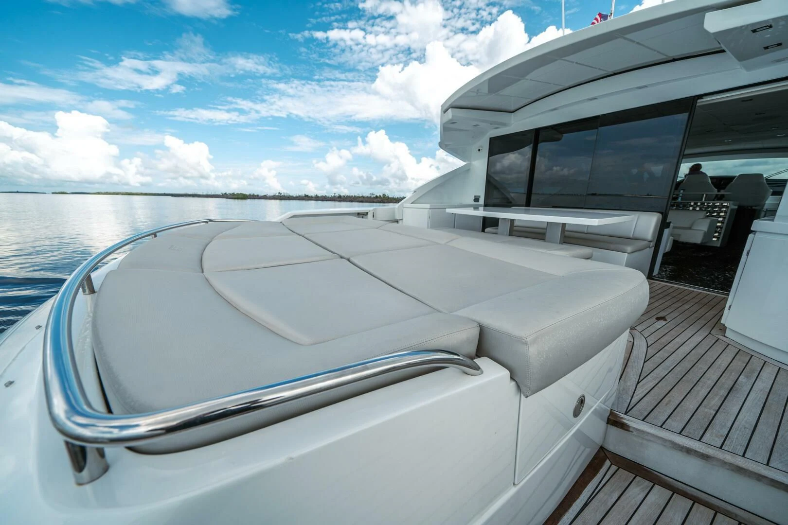 a boat on the water aboard HAWK Yacht for Charter