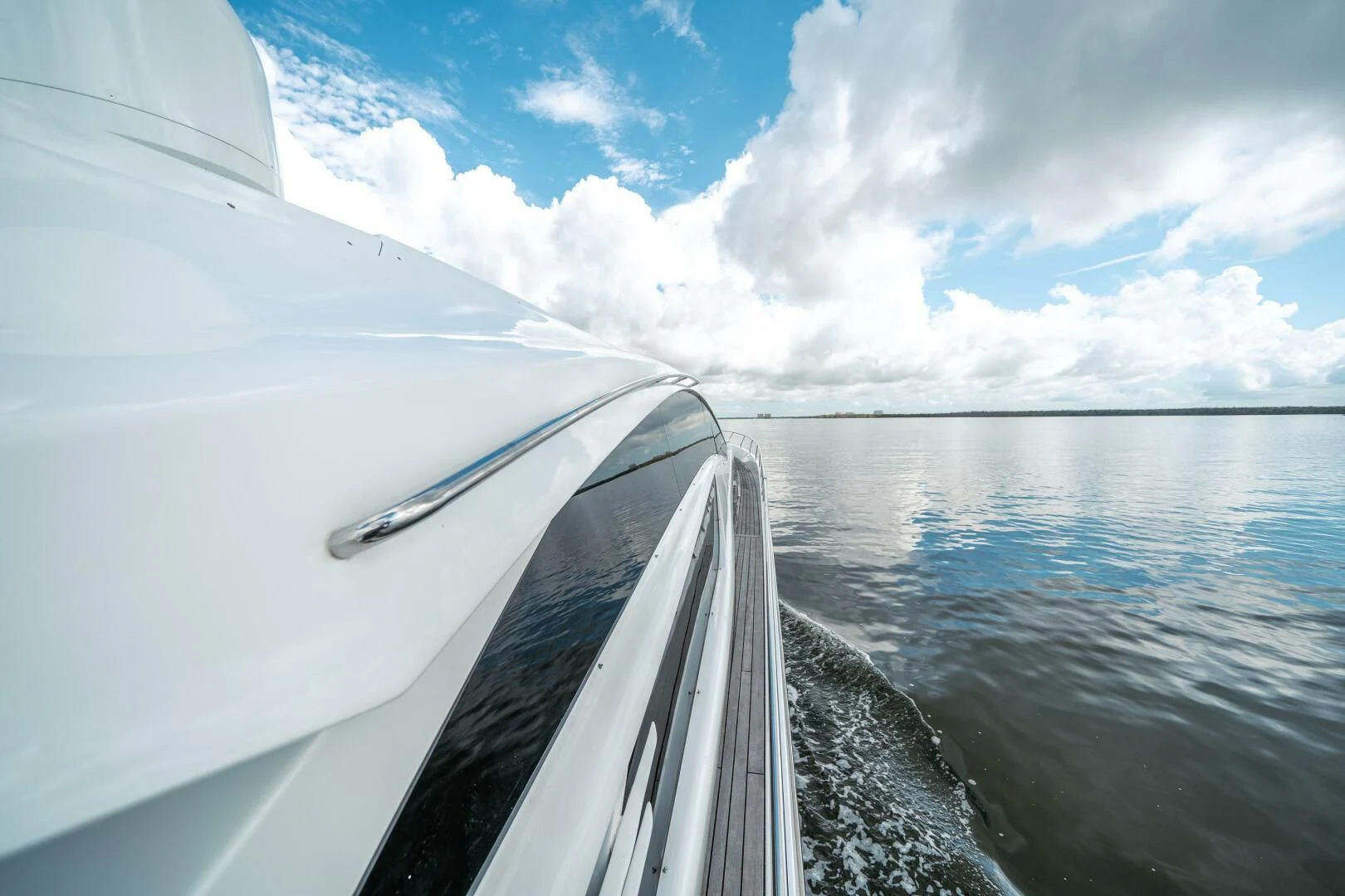 a boat on the water aboard HAWK Yacht for Charter