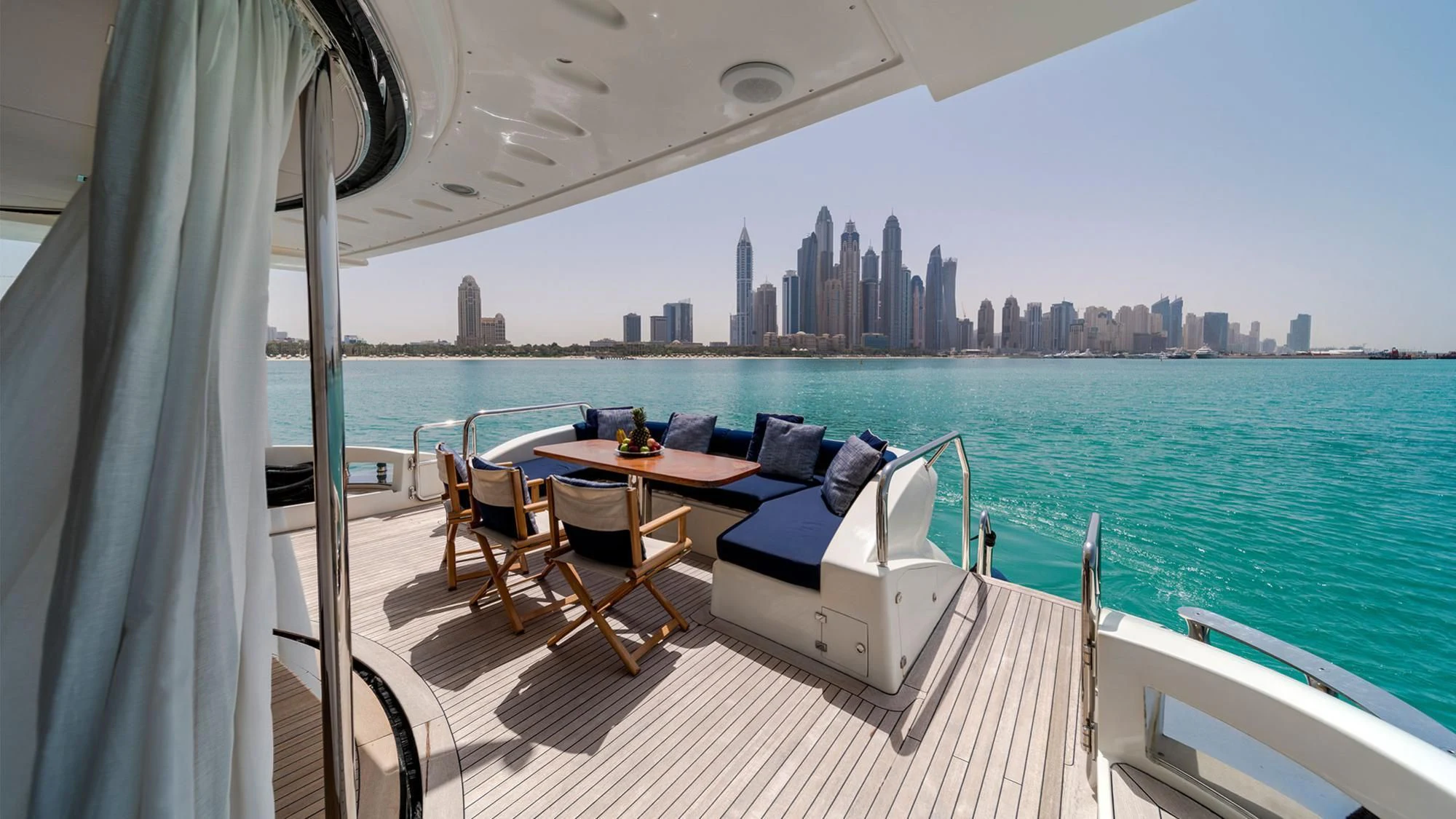 a boat on a body of water aboard SHELLS Yacht for Sale