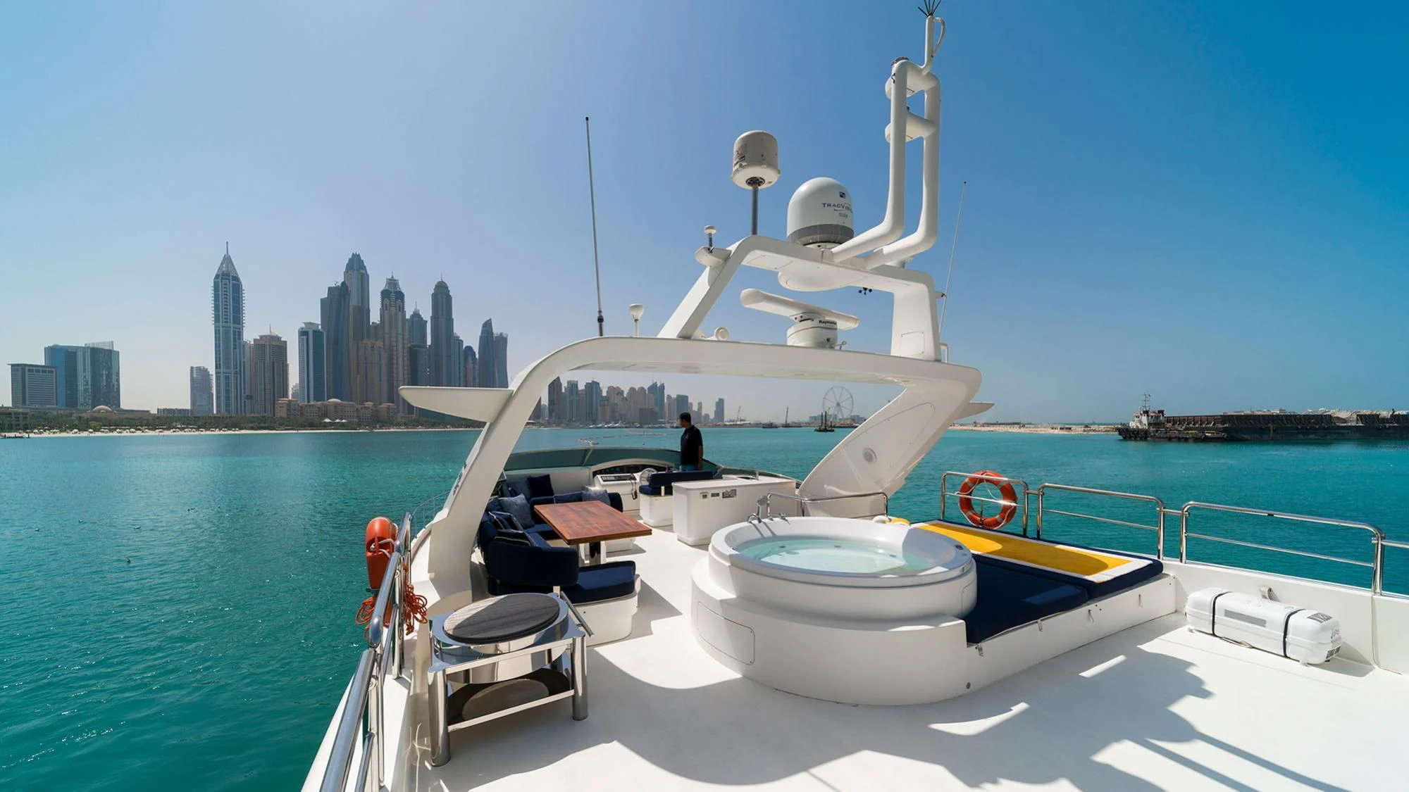 a boat on the water aboard SHELLS Yacht for Sale