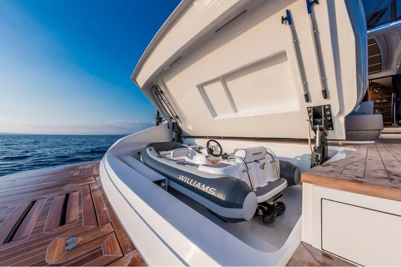 a boat on the water aboard D&B Yacht for Sale