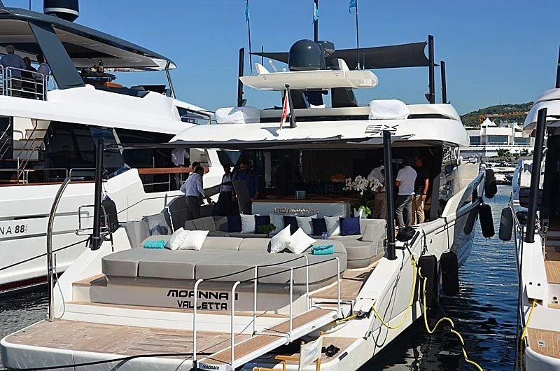 a boat with people on it aboard D&B Yacht for Sale