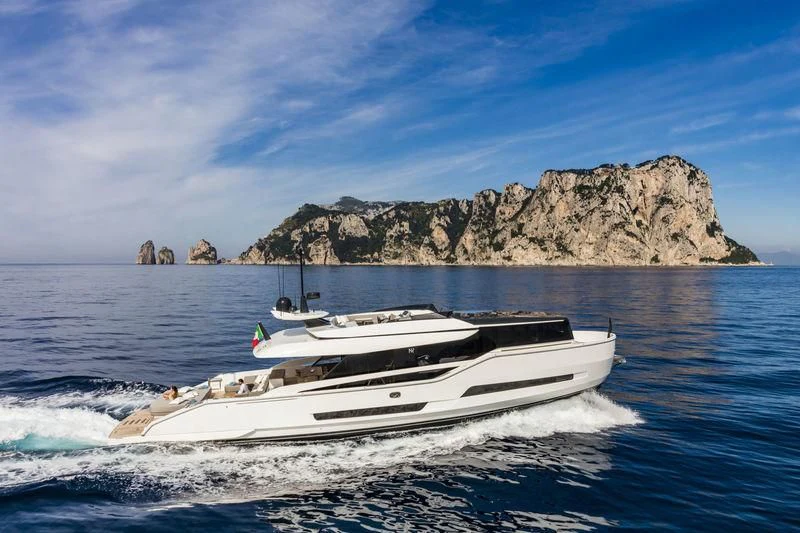 a boat on the water aboard D&B Yacht for Sale