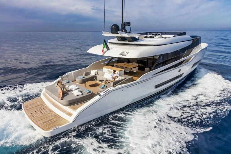 a boat on the water aboard D&B Yacht for Sale