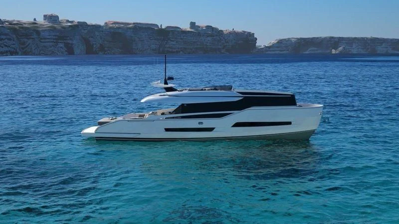 a boat in the water aboard D&B Yacht for Sale