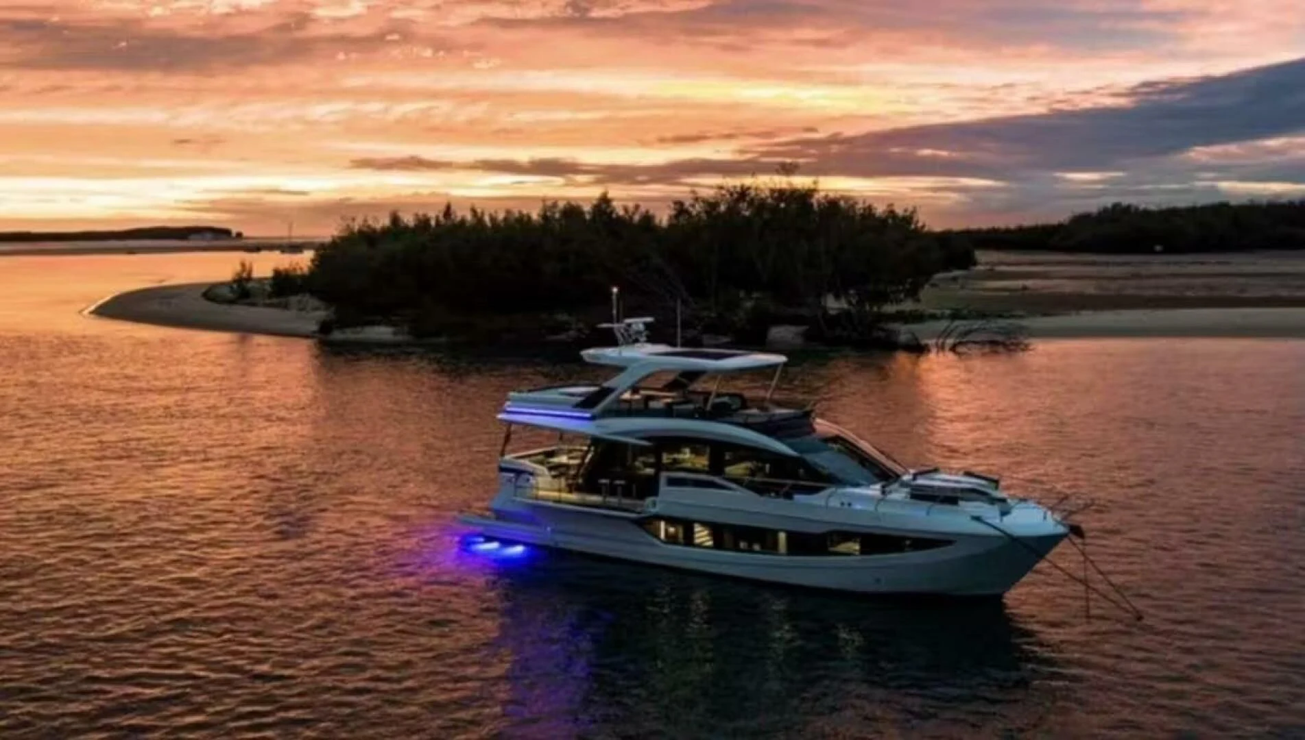 a boat on the water aboard TRIPLE T Yacht for Sale