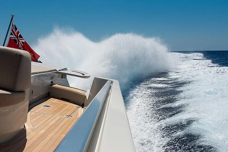 a boat on the water aboard ONE DAY Yacht for Sale