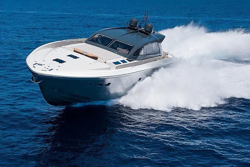 a boat on the water aboard ONE DAY Yacht for Sale