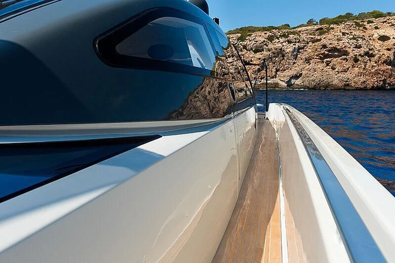 a boat on the water aboard ONE DAY Yacht for Sale