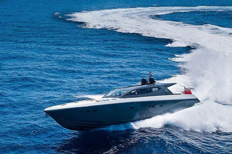 a boat in the water aboard ONE DAY Yacht for Sale