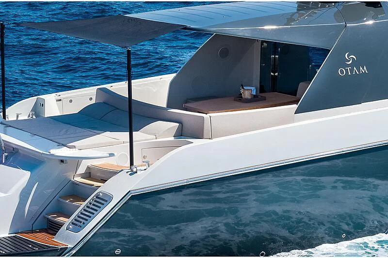 a boat on the water aboard ONE DAY Yacht for Sale