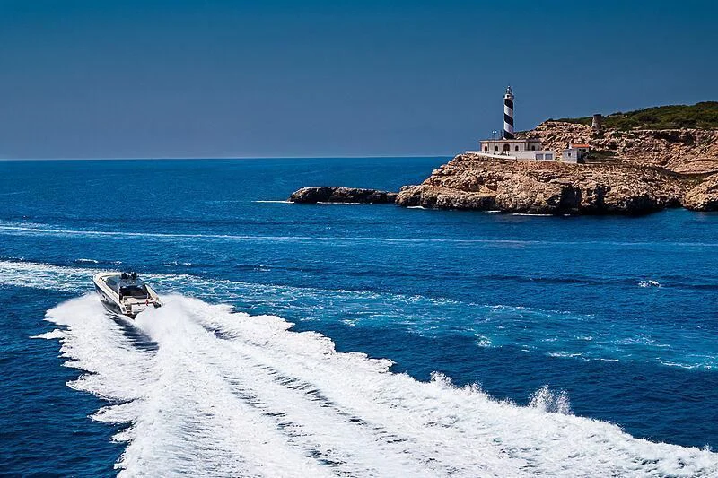 a boat sailing on the sea aboard ONE DAY Yacht for Sale