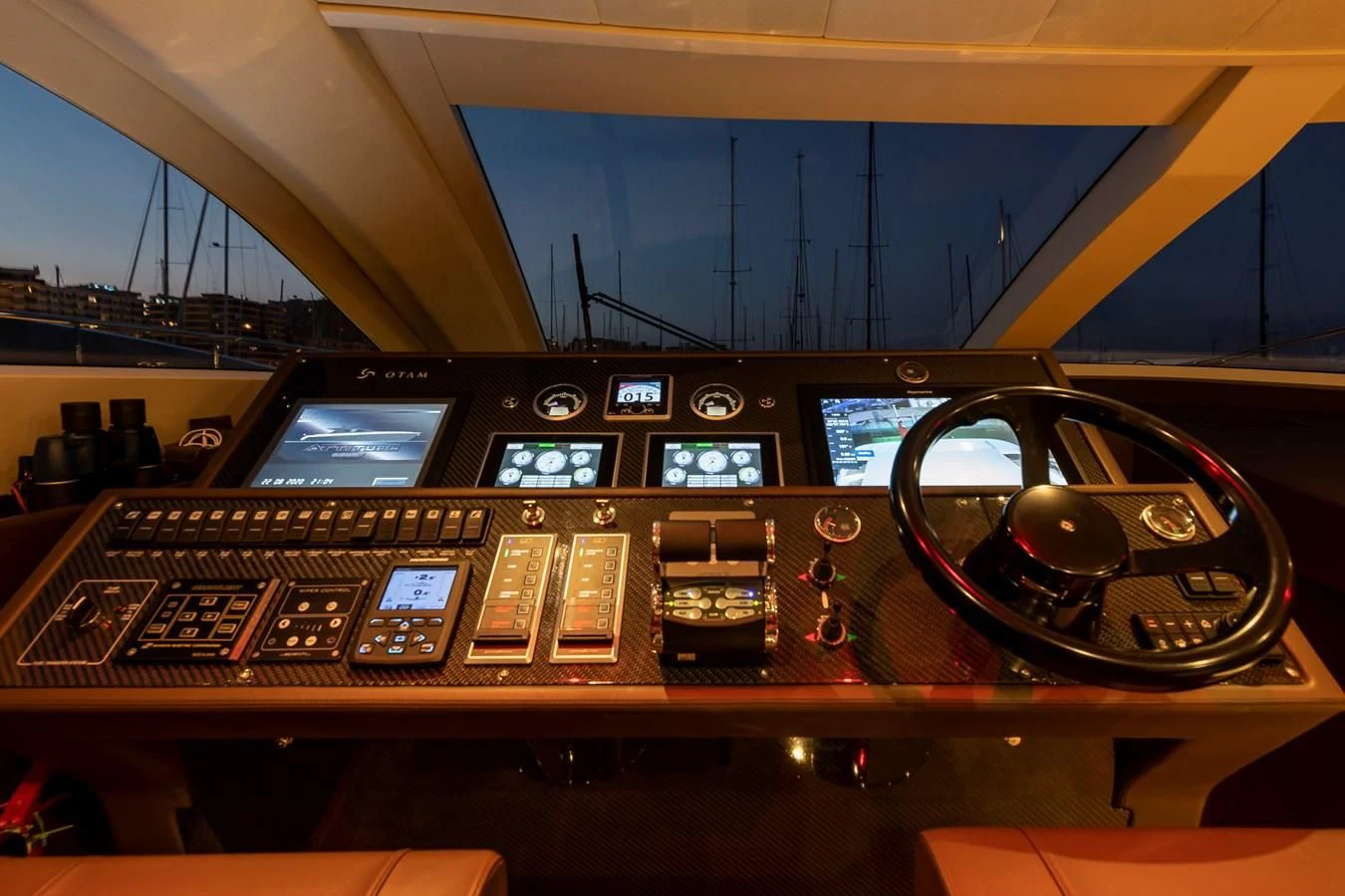 the inside of a plane aboard ONE DAY Yacht for Sale