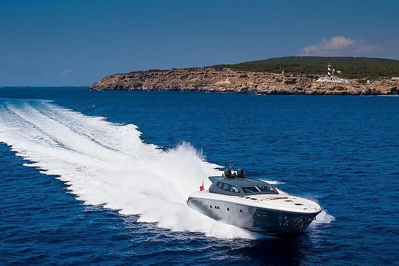 a boat on the water aboard ONE DAY Yacht for Sale