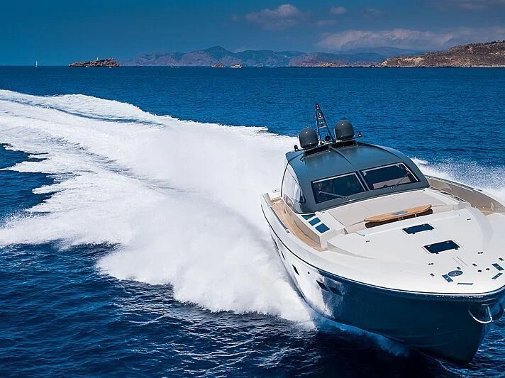 a boat on the water aboard ONE DAY Yacht for Sale
