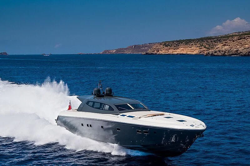 a boat on the water aboard ONE DAY Yacht for Sale