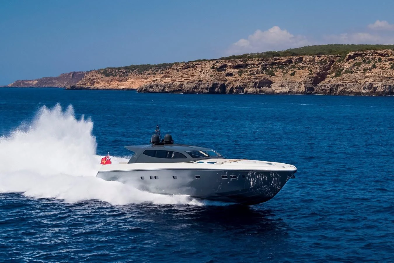 a boat on the water aboard ONE DAY Yacht for Sale